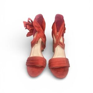 Liliana Red Strappy Heels